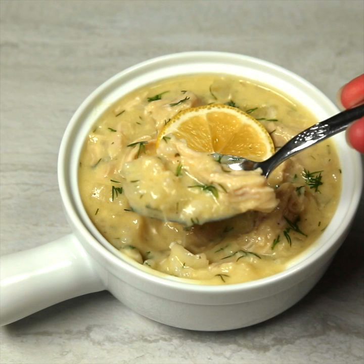 Greek Lemon Rice and Chicken Soup Greek Lemon Rice and Chicken Soup