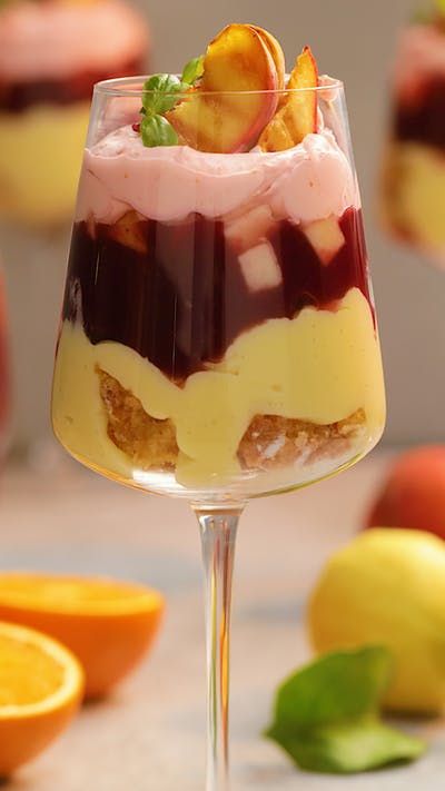 Sangria Trifle ~ Recipe Sangria Trifle ~ Recipe