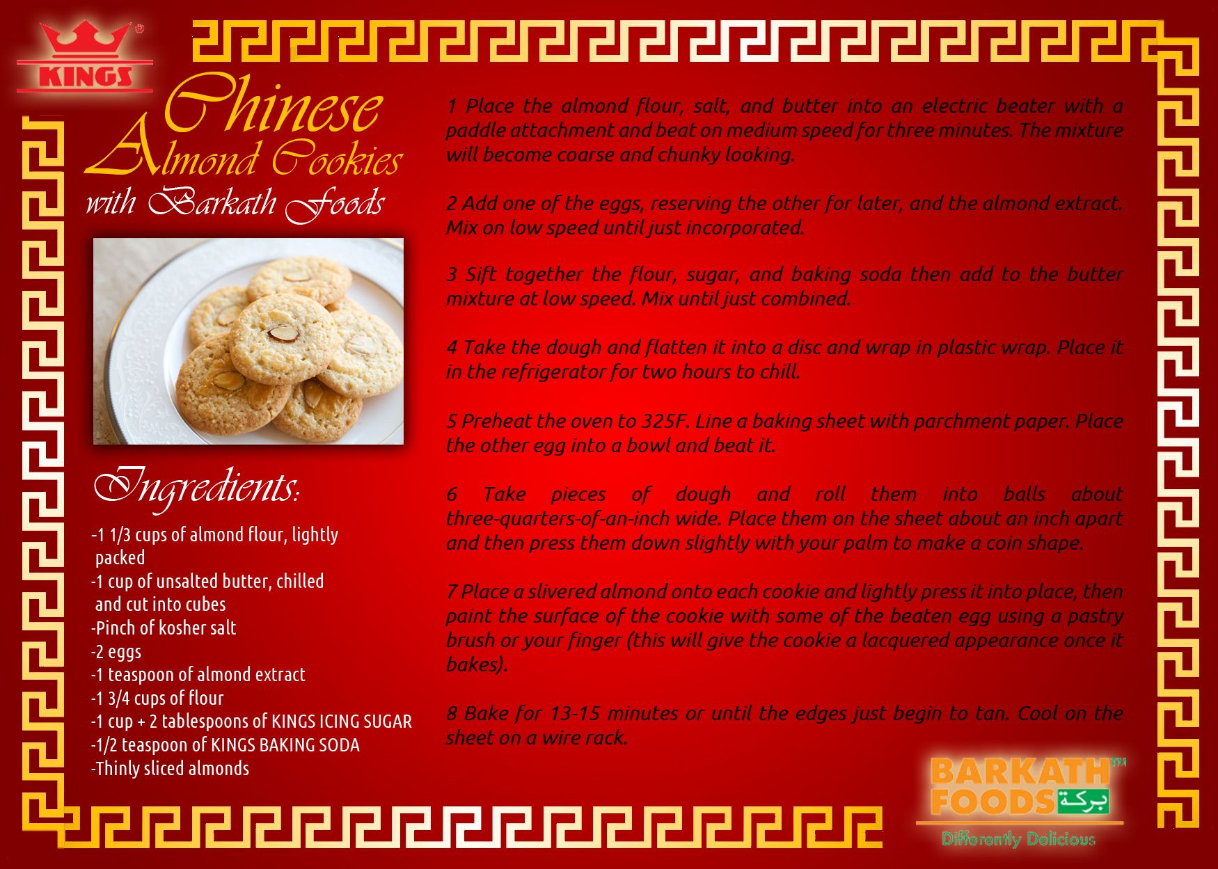 how to make chinese new year almond cookies