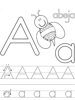 ACTIVIDADES PARA NIÑOS: FICHAS DE CALIGRAFIA PARA NIÑOS:EL ABECEDARIO COLOREAR LETRA A Alphabet Activities Preschool, Activities For Kids, Manuscript Handwriting, Kinder Mat, Integers Worksheet, Sensory Book, Classroom Crafts, Handwriting Practice, Gardening For Kids
