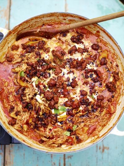Leftover Chicken With Tomatoes Crispy Chorizo - Leftover chicken recipes for dinner #leftover #chicken #recipes #for #dinner Leftover Chicken With Tomatoes Crispy Chorizo