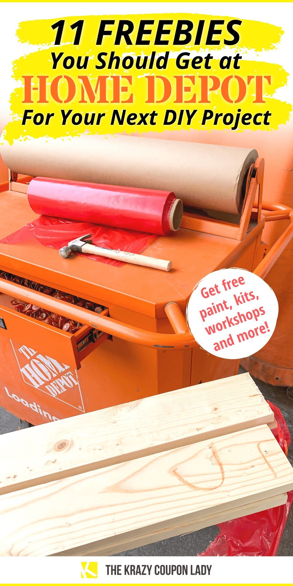 Free Home Depot Workshops and 10 Other Things You Can Get for Free