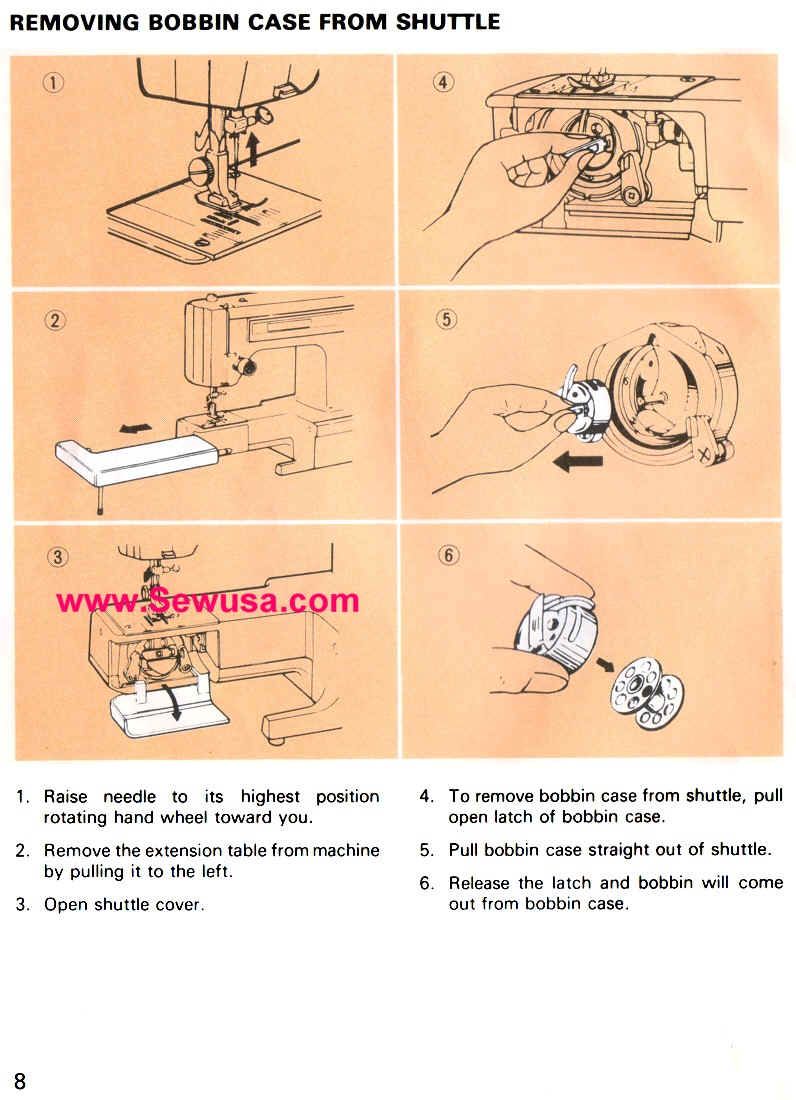 Kenmore 158.1340 1345 1350 1355 Sewing Machine Threading Diagram