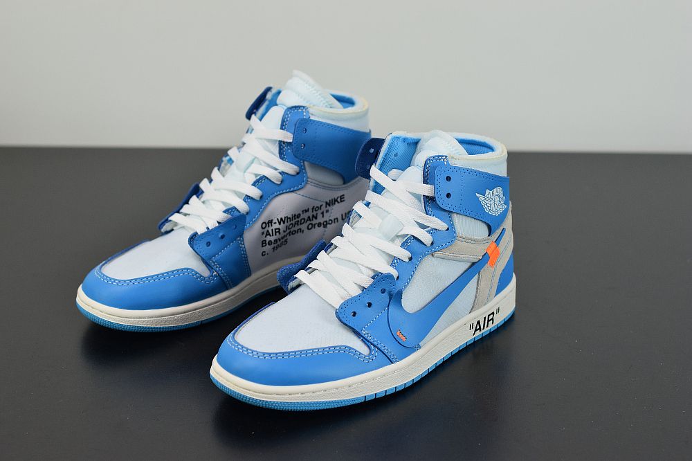 Off-White x Air Jordan 1 UNC University Blue AQ0818-148 | Air jordans ...