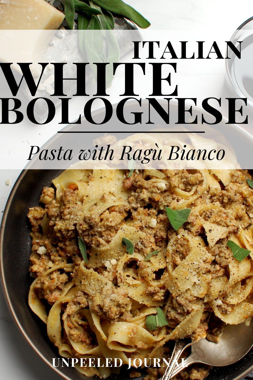 Rag Bianco White Bolognese Sauce Recipe Italian Pasta Dishes Rag Bianco White Bolognese Sauce Recipe Italian Pasta Dishes