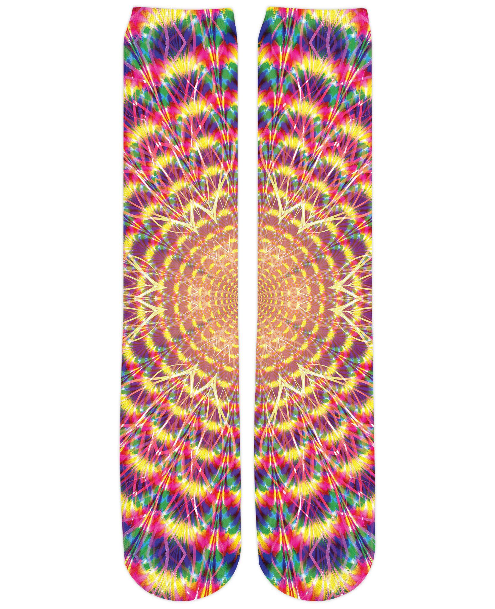 Psychedelic Knee High Socks