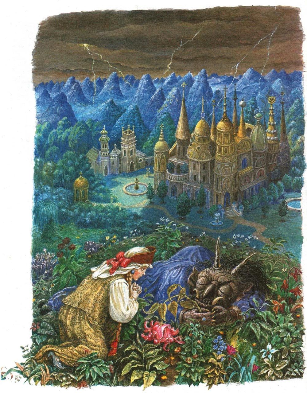 Favorite fairy tales. The Scarlet Flower Favorite fairy tales. The Scarlet Flower