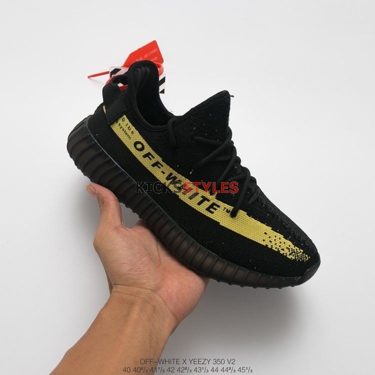 yeezy black and yellow