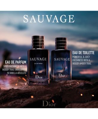 sauvage dior eau de parfum vs eau de toilette