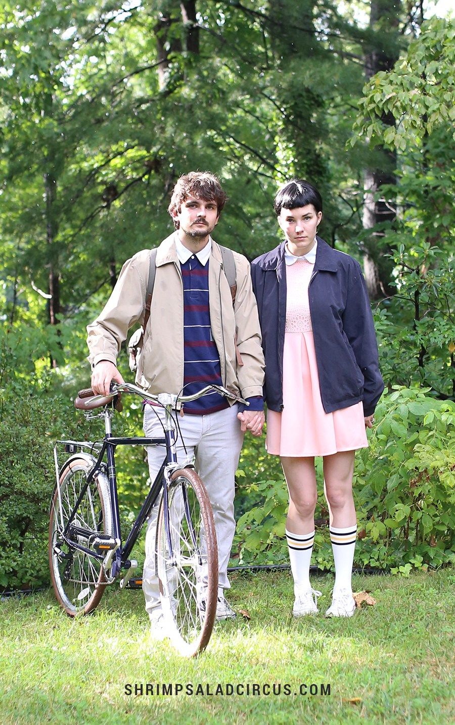 diy stranger things halloween costume mike and eleven