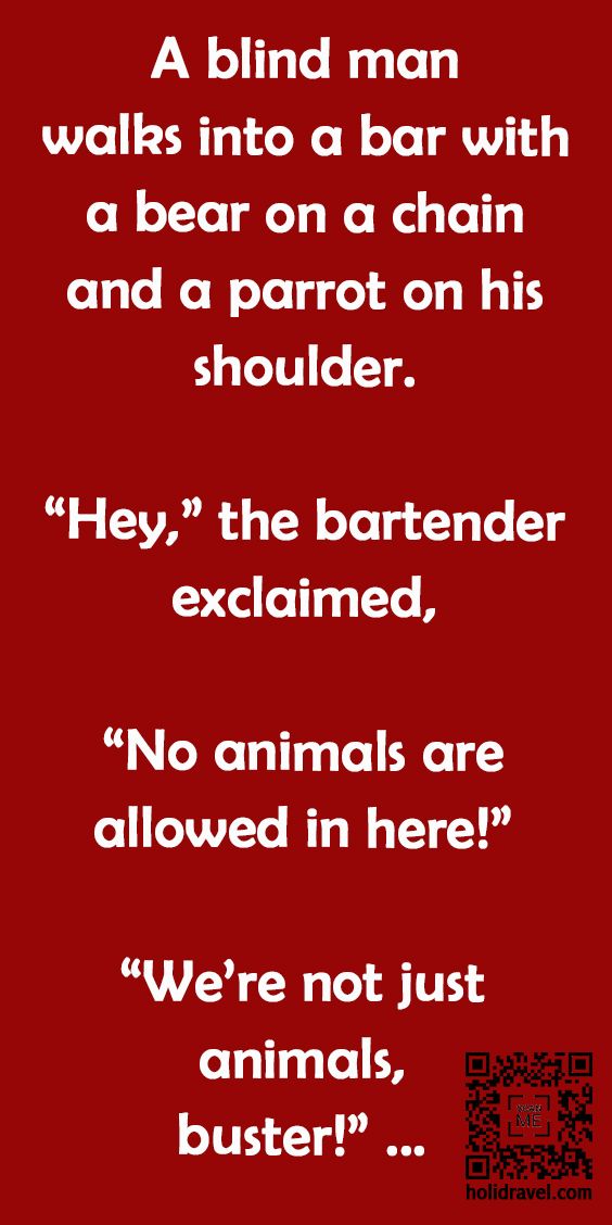 A Blind Man Walks Into A Bar. – in 2024
