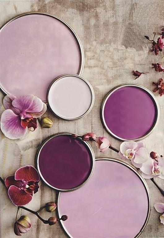 How To Decorate With Radiant Orchid Pantone S Color Of 2017 Color Palette Orchid Hued Paints By Benjamin Moore Via Decor8