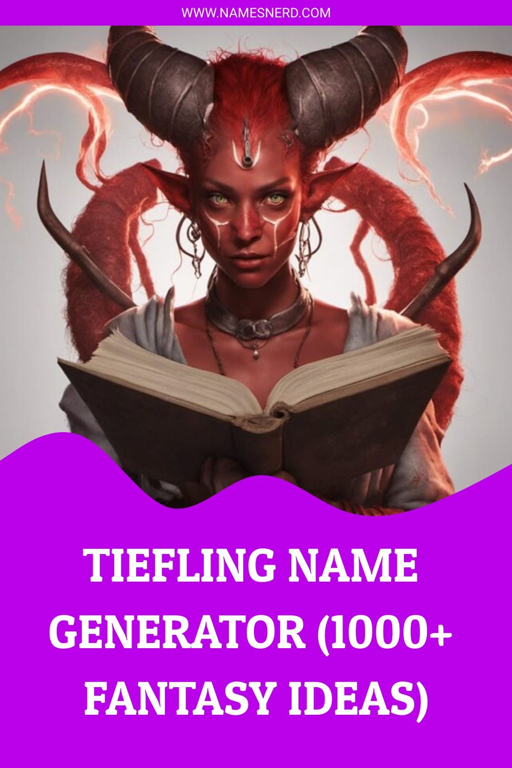 Tiefling Name Generator (1000+ Fantasy Ideas) | Paladin names, Names