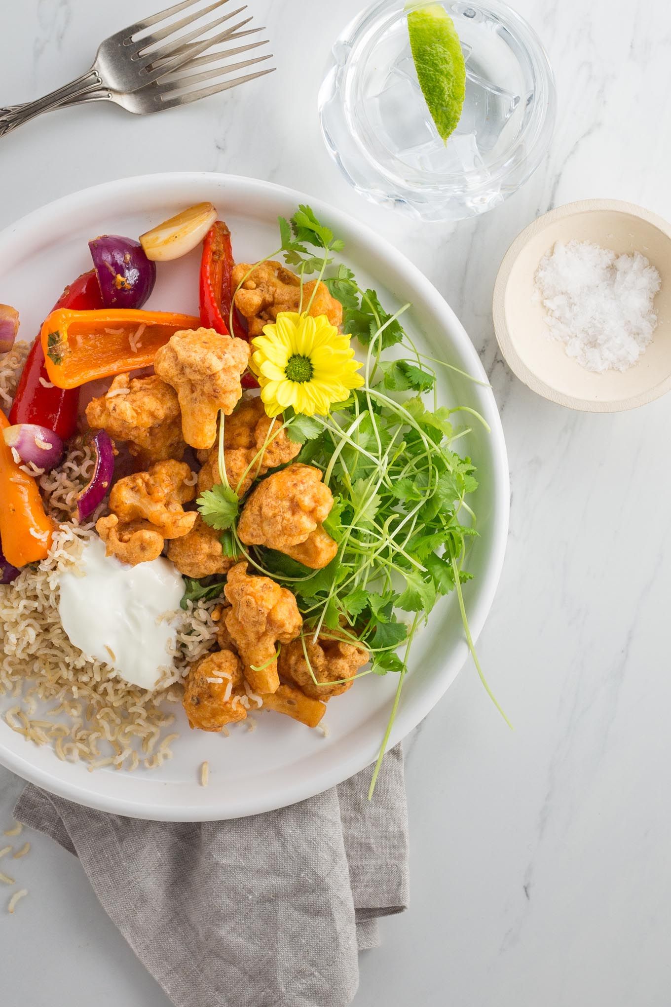 Spicy Indo Chinese Cauliflower Spicy Indo Chinese Cauliflower