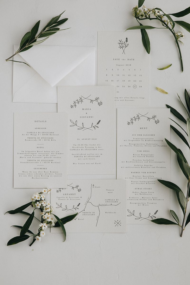 Hochzeitskarten und Dekoverleih von Traumanufaktur nach skandinavischem und mediterranem Design | Hochzeitsblog The Little Wedding Corner