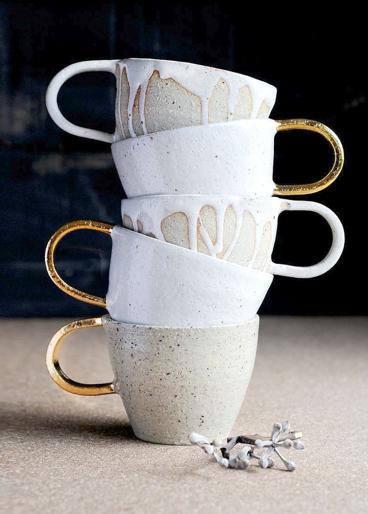 Sea Foam Glazed Stoneware Mugs Etsy Mugs, Handmade