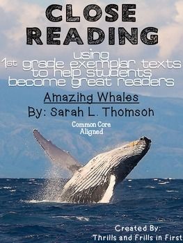 Close Reading With Amazing Whales