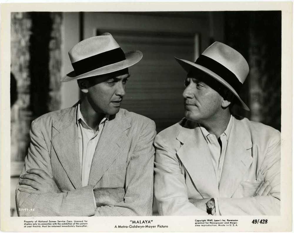Malaya 1949 Original MGM Publicity Photo Spencer Tracy James Stewart | Mgm, Old hollywood movies, Turner classic movies