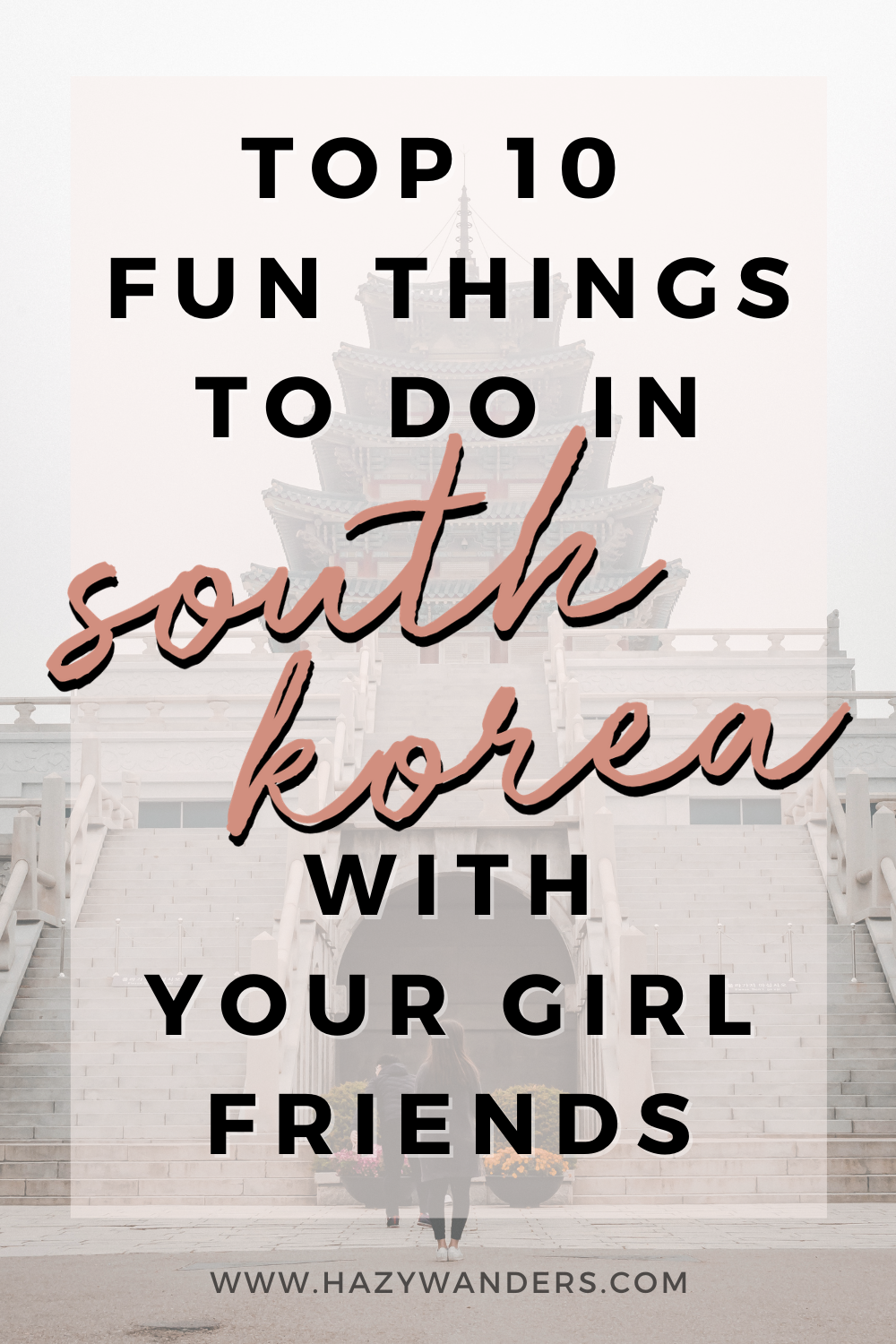 A trip to South Korea is always a good idea! Even better if you're traveling with friends! Check out this list of the top 10 fun things to do in South Korea with your travel buddies! #6 is a must! Asia Travel Guide, Travel Guides, Travel Tips, Travel Inspo, Travel Inspiration, Nami Island, South Korea Travel, Tourist Information, Tourist Spots