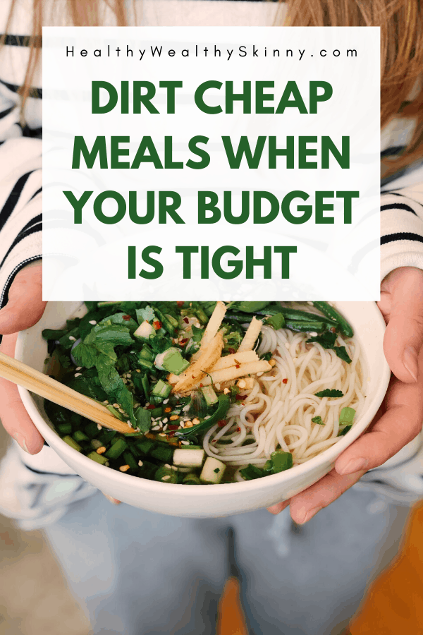Dirt Cheap Meals - Feed Your Family on a Budget - Healthy Wealthy Skinny Cheap Healthy Dinners, Dirt Cheap Meals, Cheap Meals To Make, Healthy Recipes On A Budget, Budget Friendly Recipes, Inexpensive Meals, Simple Cheap Meals, Frugal Healthy, Cheap Food