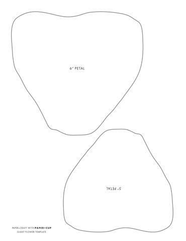 giant flower template rome fontanacountryinn com giant flower paper template