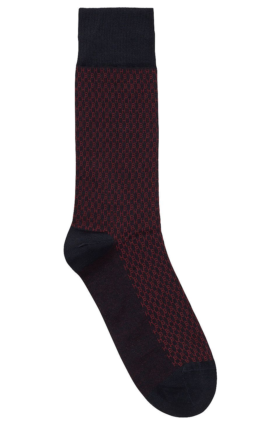 Hugo Boss Mens Micro Pattern Dress Sock