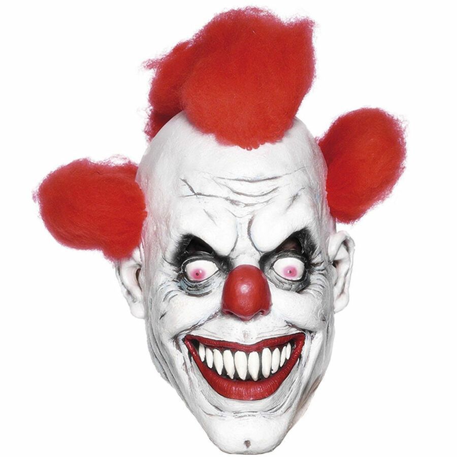 Evil Killer Scary Clown Mask Adult Latex Halloween Fancy Dress Costume Cosplay