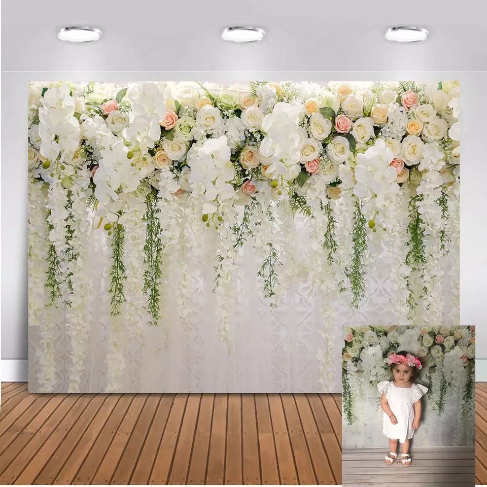 タペストリー背景 Greensgarl 結婚式の背景幕 背景幕 花のカーテン タペストリー背景 Greensgarl 結婚式の背景幕 背景幕 花のカーテン