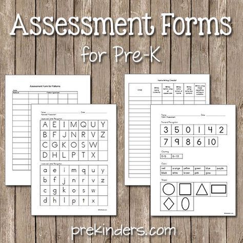 Pre-K Assessment Forms Math skills, Literacy and Math - skills assessment template Pre-K Assessment Forms Math skills, Literacy and Math - skills assessment template
