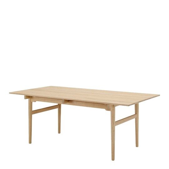 Ch327 spisebord, eik, 95x190 cm, carl hansen & søn, hans j. wegner ... Carl hansen spisebord