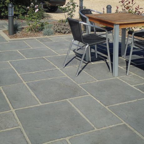 Fairford Grey Decorative Riven Concrete Paving Slabs By Bekstone Patio Pavers Design Concrete Paving Slabs, Concrete For Patio Slabs