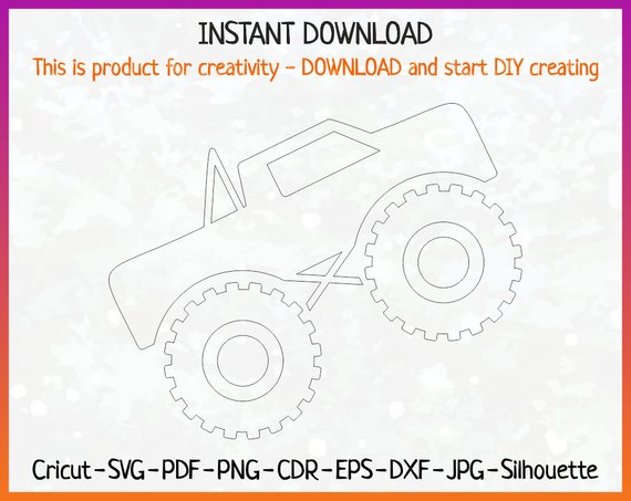 Free Free 220 Silhouette Grave Digger Monster Truck Svg SVG PNG EPS DXF File