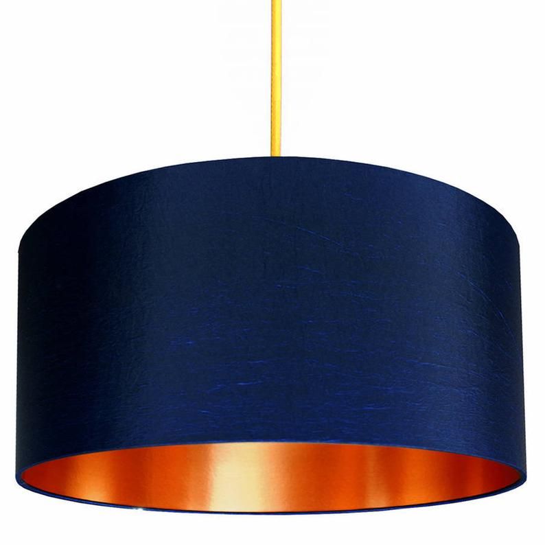 Pin On διακόσμηση σπιτιού Pin On διακόσμηση σπιτιού, Blue Copper Lamp Shade