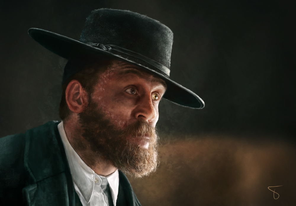A study of Tom Hardy as Alfie Solomons in BBC's 'Peaky Blinders