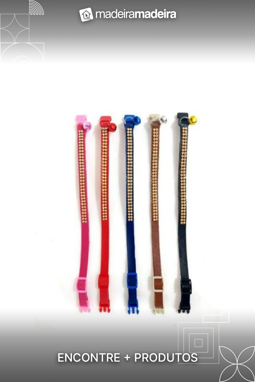 Ei, sabia que na MadeiraMadeira você pode comprar pelo Whatsapp? Mande uma mensagem que nossos consultores vão te ajudar na compra :) Pets, Products, Leather Dog Collars, Rhinestones, Gadget, Animals And Pets