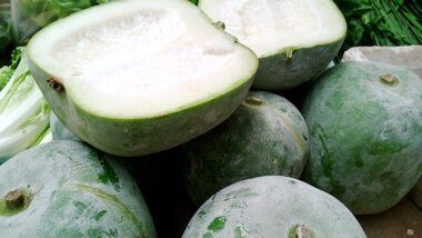 Asian Vegetables: Beans, Melons, Mushrooms, and Root Vegetables #wintermelon