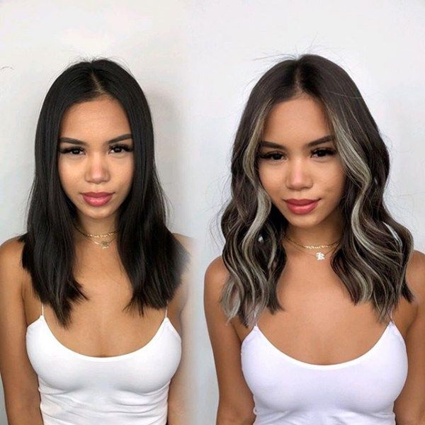 Face-Framing Ash Blonde On A Brunette Base behindt Face-Framing Ash Blonde On A Brunette Base behindt