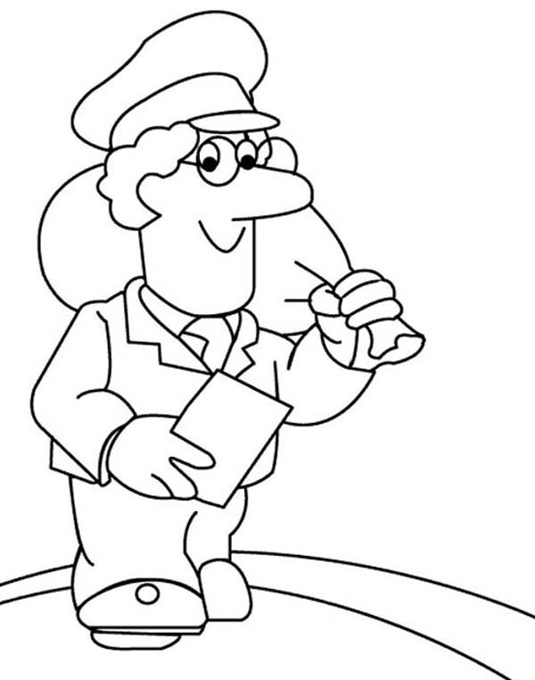 Download Postman Pat Carrie A Bag Of Mail Coloring Pages : Bulk Color | Postman pat, Coloring pages, Postman