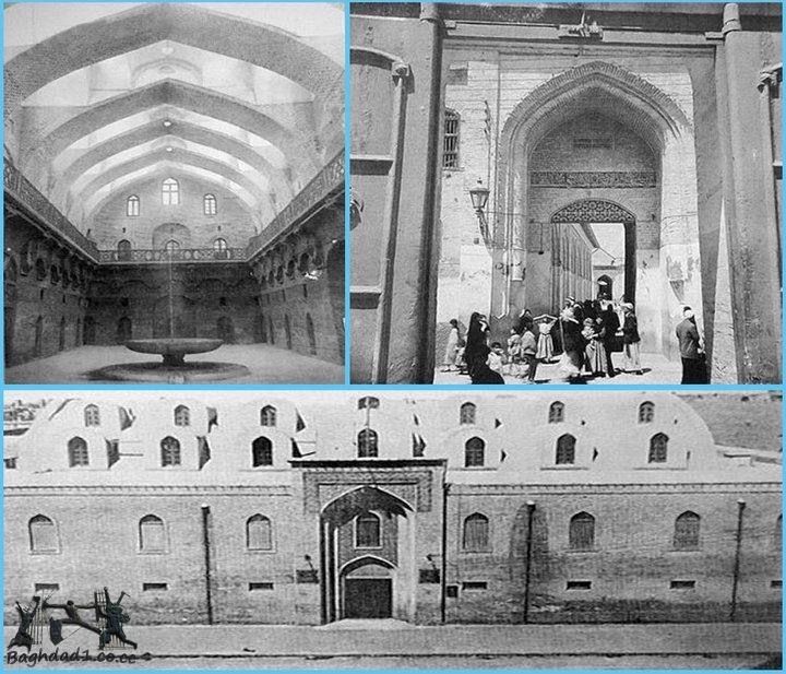 المدرسه المرجانيه شيد هذه المدرسة أمين الدين مرجان بن عبد الله السلطاني الأولجايتي من موالي السلطان أويس بن حسن الأليخاني أحد أمراء الجلائريون وتم ذلك عام 758هـ