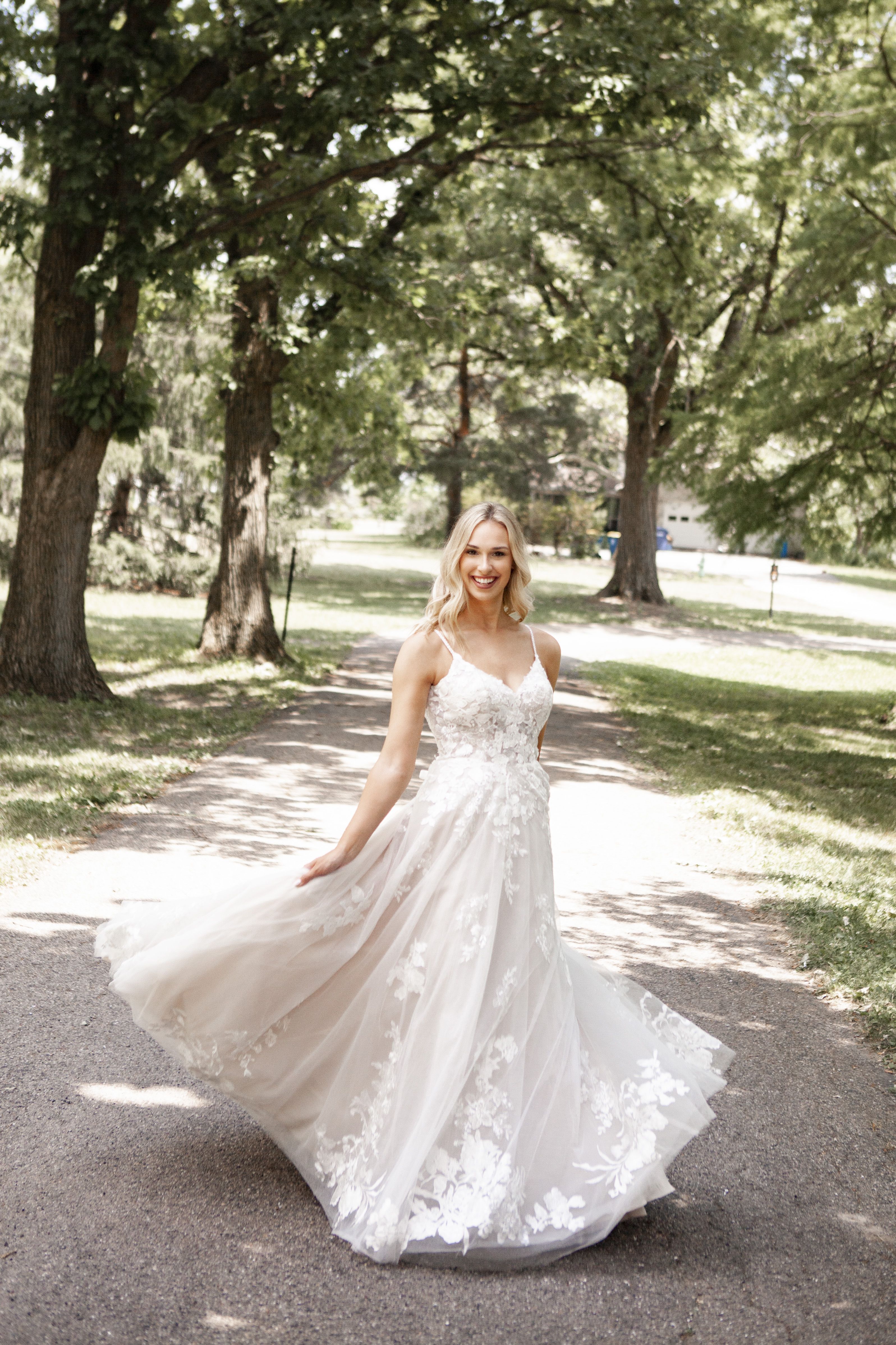 Sparkly A-Line Wedding Dress from Essence of Australia | Essence of