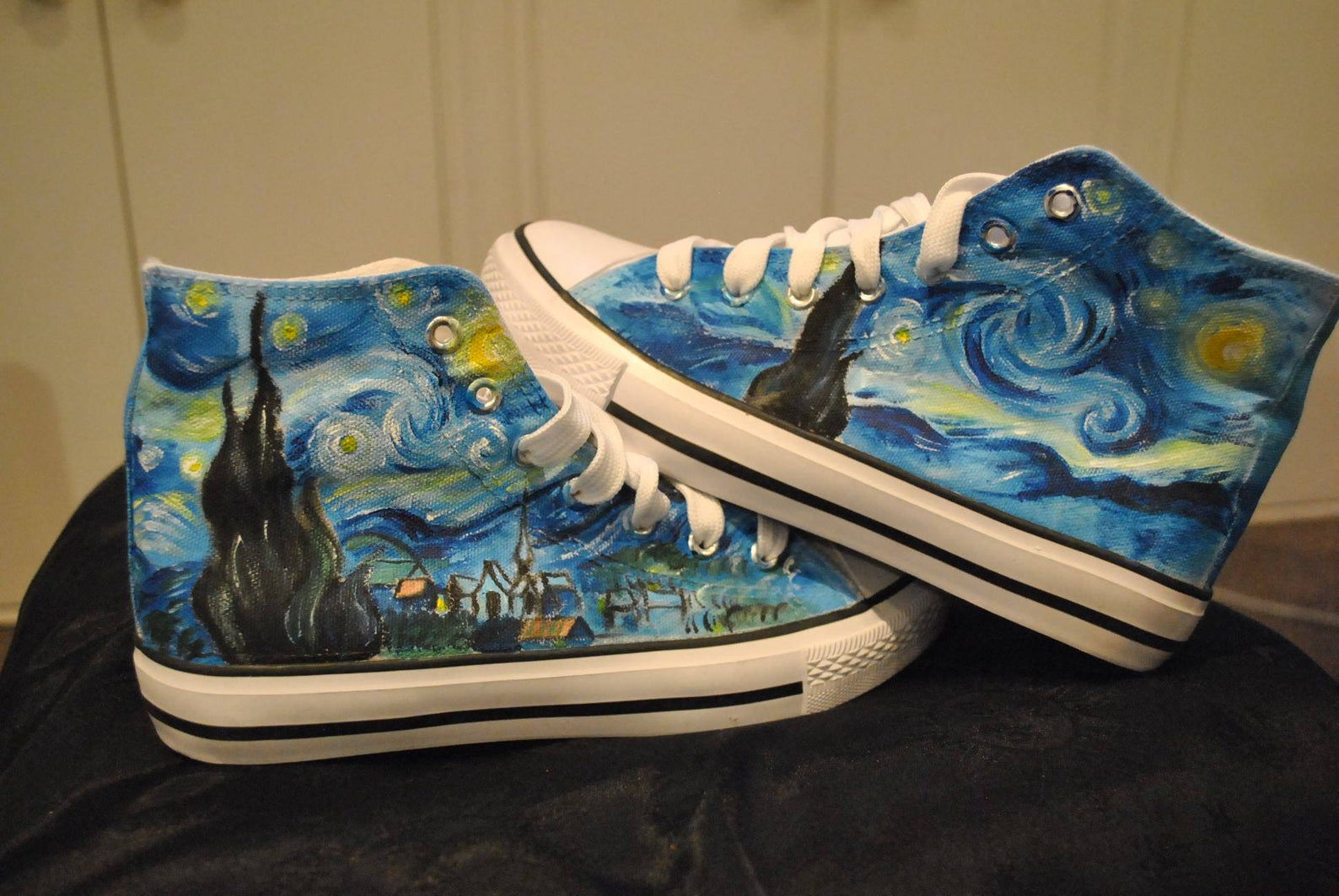 vans van gogh starry night shoes