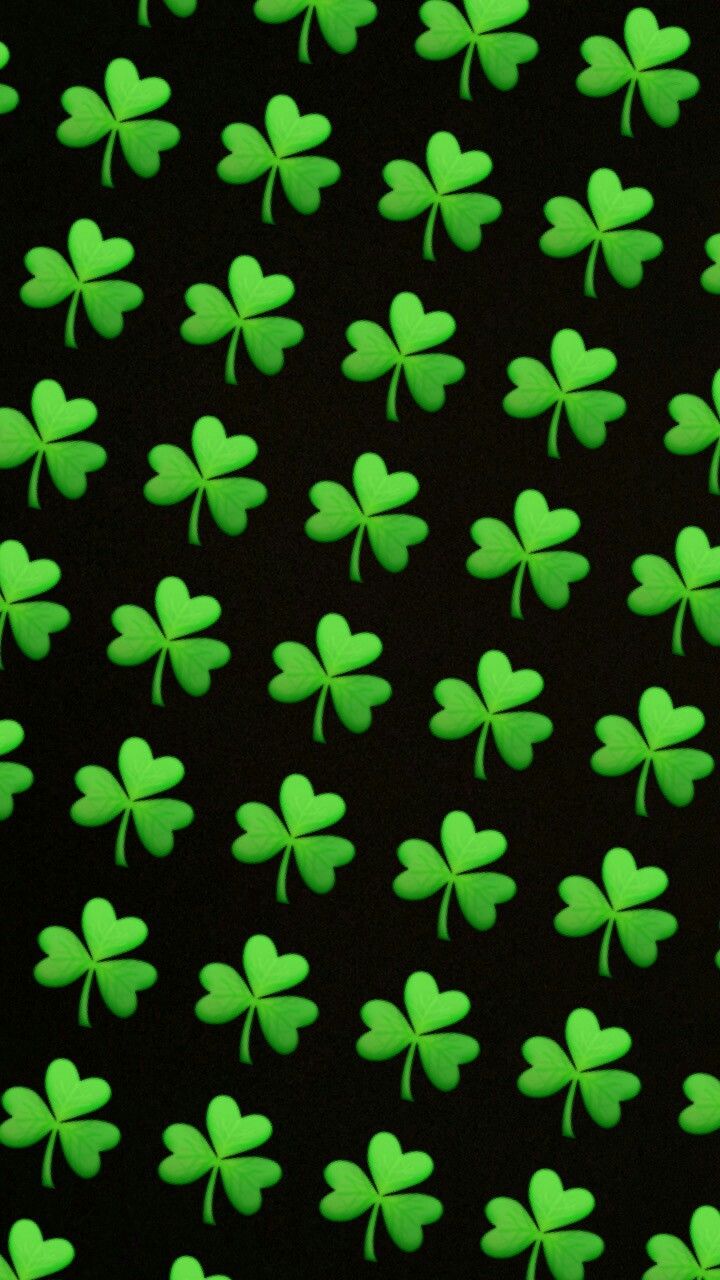 Wallpaper Emoji Trébol De La Suerte St Patricks Day Wallpaper Backgrounds Phone Wallpapers Iphone Wallpaper