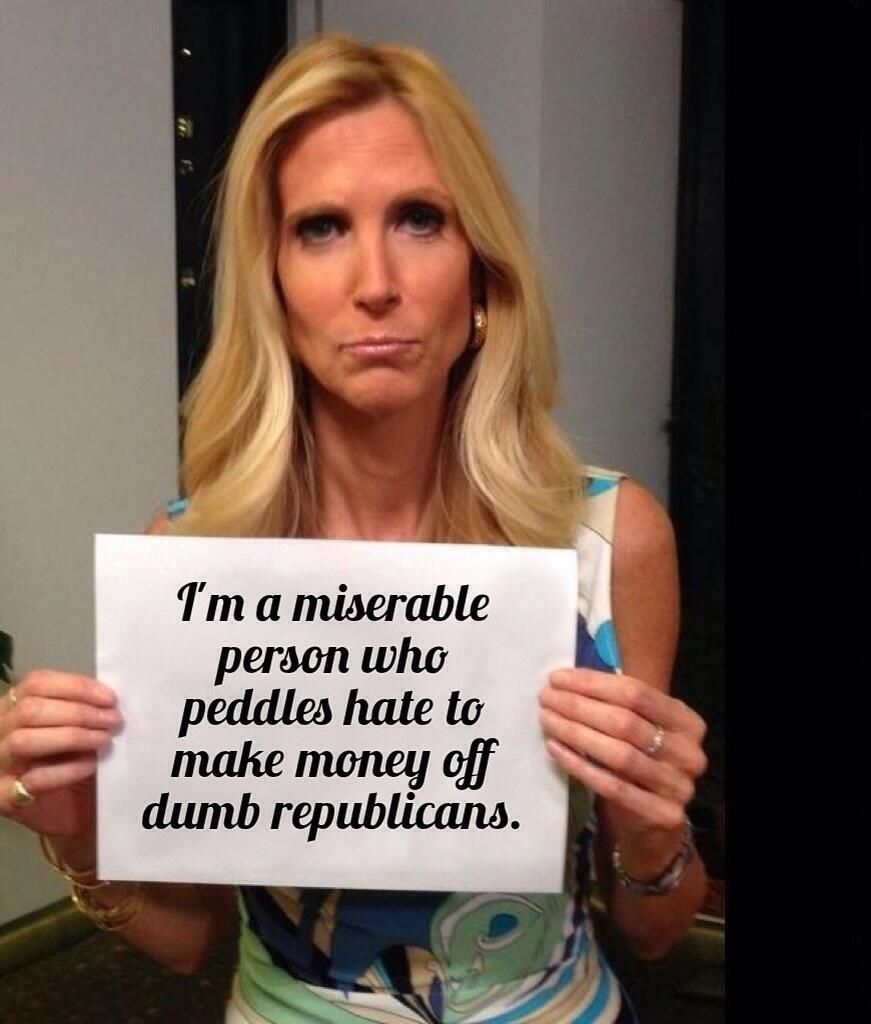fucked anne coulter in the ass hard Fucked anne coulter in the ass hard