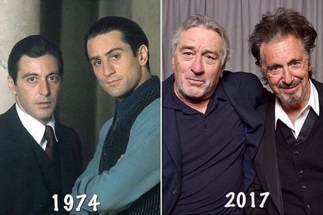 Robert De Niro y Al Pacino | Duo celebre, Portraits célèbres, Actrice