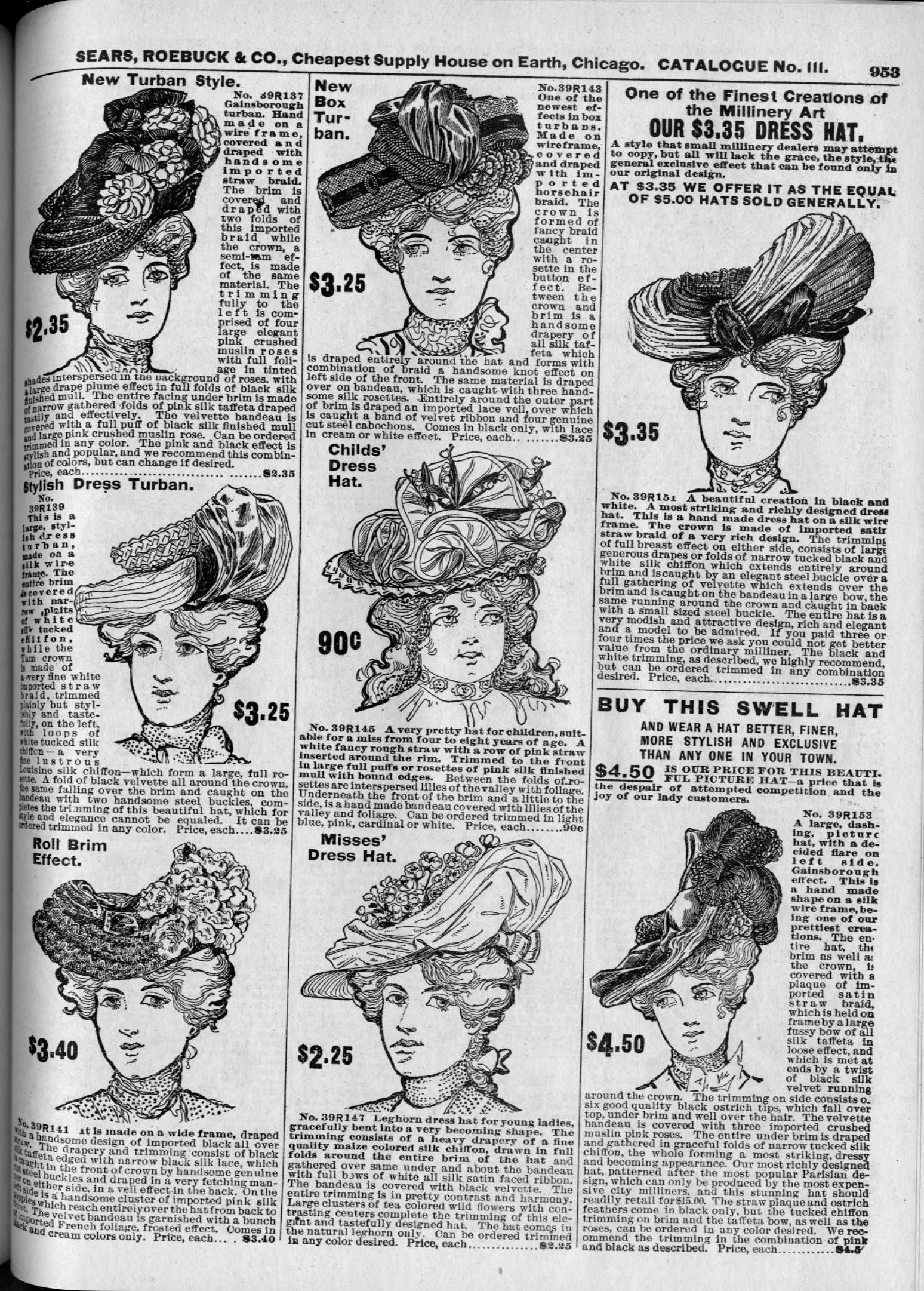 Ladies Hats Sears Roebuck Catalog 1902 Ladies Hats Hats For Women ladies-hats-sears-roebuck-catalog-1902-ladies-hats-hats-for-women