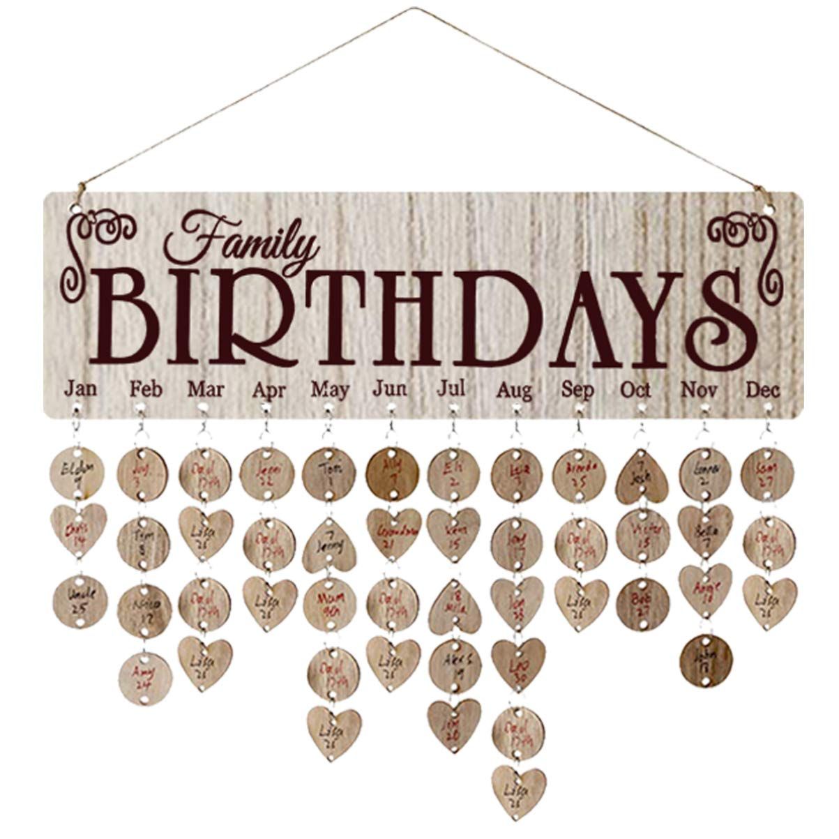 Stobok Famille Anniversaire Conseil Plaque Bricolage Suspendu Calendrier De Rappel Anniversaire En Bois Cuisine Et Maison Decoration De La Maison Libertywings Vn Stobok Famille Anniversaire Conseil Plaque Bricolage Suspendu Calendrier De Rappel Anniversaire En Bois Cuisine Et Maison Decoration De La Maison Libertywings Vn
