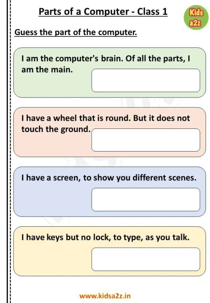 Computer a machine worksheet for class 1 free pdf Artofit Computer a machine worksheet for class 1 free pdf Artofit