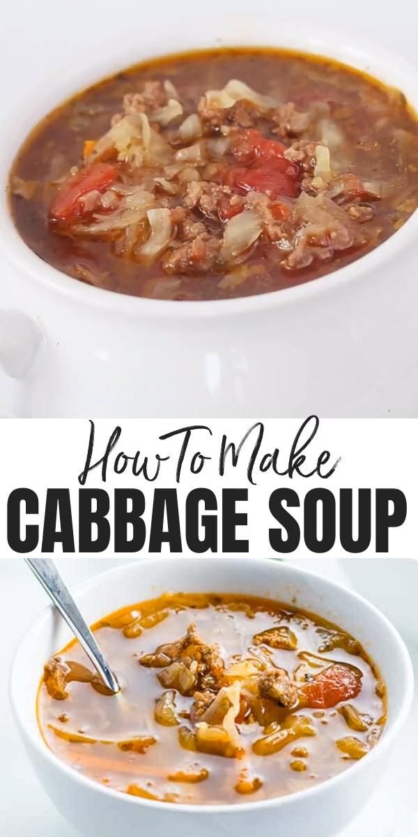 How To Make Cabbage Soup with Ground Beef - Crock How To Make Cabbage Soup with Ground Beef - Crock