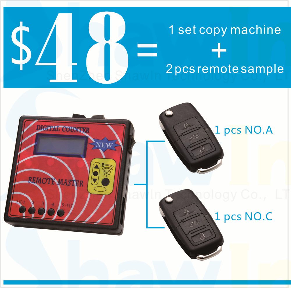 free shipping Newest 030 Digital Counter Remote Master Frequency