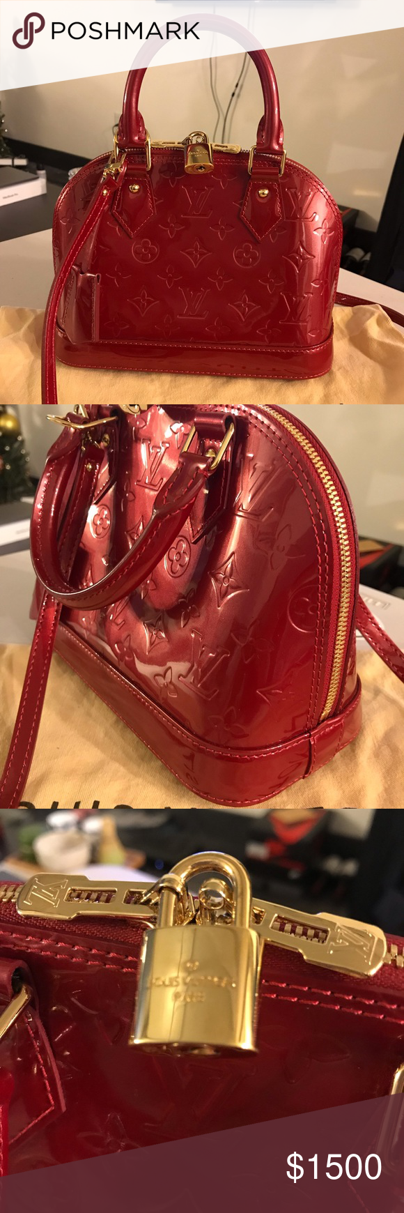 SOLD - Louis Vuitton Alma BB Monogram Vernis